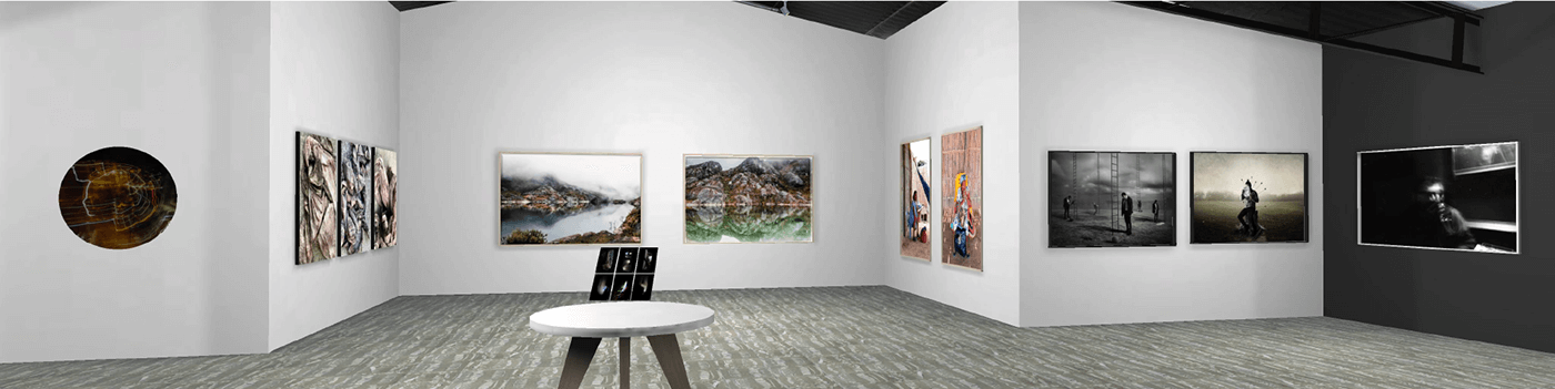 Panoramica recorrido virtual Galeria Elvira Moreno